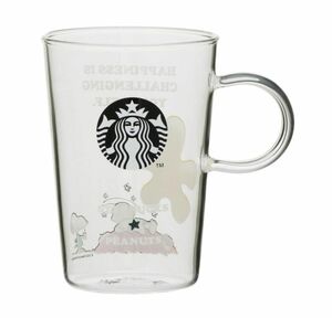 新品箱入り STARBUCKS x PEANUTS グラスマグ PEANUTS Charlie Brown 355ml