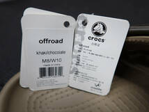 未使用品 Crocs クロックス オフロード スポーツ クロッグ ベージュ タグ付き Ｍ8Ｗ10 約26cm 管理5kt1119C-A03_画像4