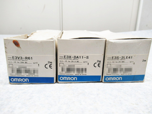 未使用品 OMRON アンプ内臓光電スイッチ ◎まとめ売り◎ E3V3-R61 / E3X-DA11-S / E3S-2LE41 管理5K1117F-B06