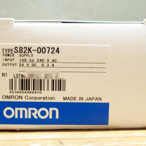 未使用品 OMRON オムロン スイッチング・パワーサプライ S82K-00724 管理5C1117G-YP17の画像1