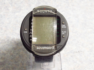 ジャンク品 SUUNTO スント SOLUTION α ソリューション アルファ ダイブコンピュータ ダイコン ダイビンング 管理5C1120Q-YP19A