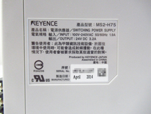 未使用品 KEYENCE キーエンス MS2-H75 モニタ内蔵 超小型スイッチング電源 管理5C1121D-C05_画像9