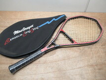 未使用品 McGREGOR マクレガー BERGELIN LONG STRING K1975 テニス ラケット L4 4 1/4 ケース付き 管理5Y1123M-H05_画像1