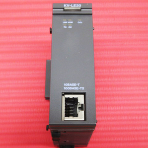 未使用品 KEYENCE キーエンス KV-LE20A イーサネットユニット 管理5E1127D-YP19の画像3