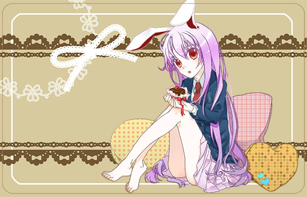 【送料無料】東方projectICステッカー(鈴仙・優曇華院・イナバ)同人グッズ【匿名配送】