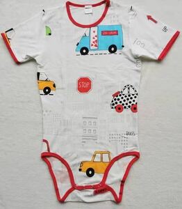 大人用ロンパース　Lサイズ　パジャマ　寝巻き　大人用オムツカバーとお揃い　ABDL 自動車　半袖