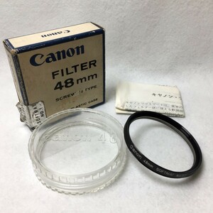 Canon 48mm SOFTMAT NO.1 キヤノン 48mm径 ソフトマート NO.1 フィルター 軟調描写用 外箱・ケース・説明書付 現状品 ／ 03-00469