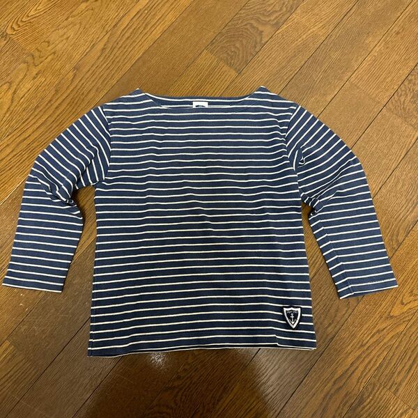 SHIPS KIDS ボーダー ロングTシャツ　ロンT トップス