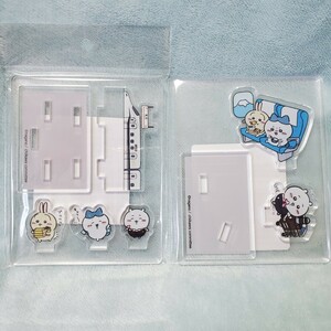 【新品・２点セット】ちいかわ　JR東海パッセンジャーズ　東海道新幹線　コラボ　アクリルスタンド　２種セット　ハチワレ　うさぎ　