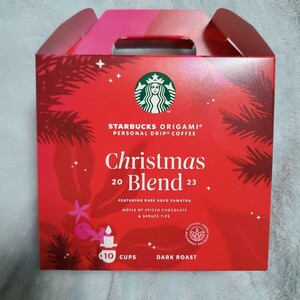 【新品】 スターバックス　オリガミ クリスマス ブレンド 10袋入り　スタバ　コーヒー