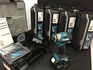 【送料着払い（有料）】【未使用】makita(マキタ) 18v充電式インパクトドライバ ブルー TD173DRGX 5箱セット　/IT8H97PID0AK