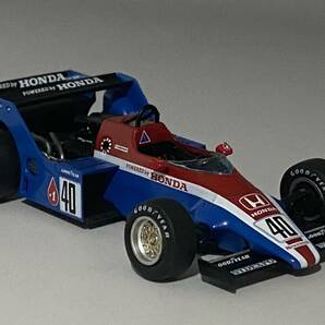 レア 1/43 Spirit Honda 201 1983 Stefan Johansson #40 HondaRA163-E 1.5V6t ◆ 1983 FIA F1 World Championship ◆ スピリット ホンダの画像1