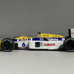 1/43 F1 Canon Williams Honda FW11B Nelson Piquet #6 ◆ 1位 1987 FIA Formula One World Championship ◆ ウィリアムズ ネルソン ピケの画像5