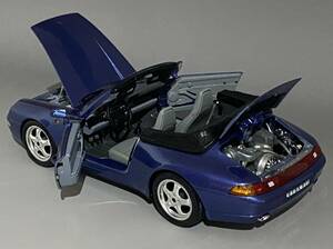 1円〜 お宝放出 Bburago 1/18 Porsche 911 Carrera Cabriolet (1994) ◆ Diamond Collection ◆ ブラーゴ ポルシェ 911 カレラ カブリオレ