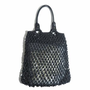 M4175F42 ▼ Maison N.H Paris Maison Nuoh Paris ▼ Goa Mesh Bag Black / Black Sudbag Spring / Lummer