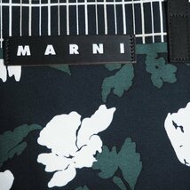 M4645f42　▼MARNI マルニ▼　新品 BANDANA TOTE マルニマーケット バンダナトートバッグ ブラック / 黒 ハンドバッグ SHMH0046 A0T0000_画像3