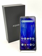 中古 ★ AQUOS R3 SHV44 プレミアムブラック 128GB ★ au / AU_画像1