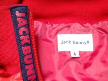 ★ジャックバニー★パーカーダウンジャケット6/赤3WAY以上ダウンベストパーリーゲイツメンズゴルフウェアJACK BUNNYジャンパー_画像5