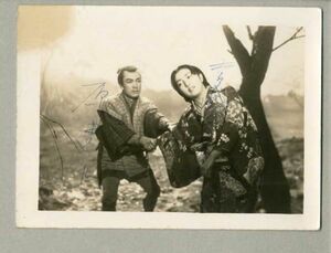 7★宮城千賀子・原健作『宮本武蔵　剣心一路』映画スチール写真★