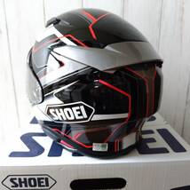 SHOEI Z-8 PROLOGUE プロローグ TC-5 ブラック/ホワイト Mサイズ　センターパット、チークパット新品交換済！_画像2