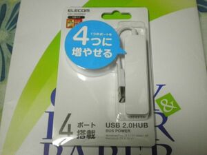 ELECOM USB HUB PORTS IN 4 BUS POWERD Nintendo Switch WHITE U2H-SN4NBWH ELECOMNEWLY