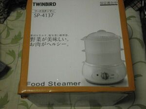 TWINBIRD STEAMER AS FOOD STEAMER SP-4137W WHITE