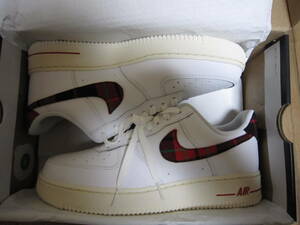 NIKE AIR FORCE 1 LOW '07 LV8 WHITE/UNIVERSITY RED BLANC/UNIVERSITE ROUSE （26.5）