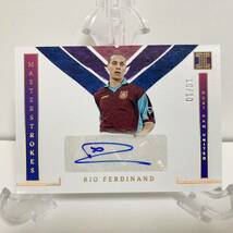 1円スタート☆限定10枚☆直筆サイン☆リオ・ファーディナンド☆ 2022-23 Panini Impeccable EPL Rio Ferdinand Masterstrokes Auto _画像1