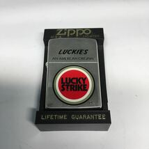 【1円スタート】ZIPPO ジッポー LUCKY STRIKE LUCKIES デッドストック ラッキーストライク 喫煙具 煙草【IK-00523】_画像1