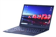 【1円～】バッテリー良好！Office2021搭載！薄型 軽量PC！ThinkPad X1 Carbon i5-8250U RAM8G 新品SSD256G 14.0FHD Win10_画像1