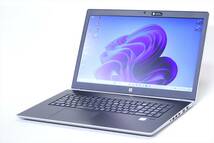 【1円～】Windows11+Office2021搭載！グラボ搭載映像強化モデル！HP ProBook 470 G5 i5-8250U メモリ8G 新品SSD256G+HDD500G 17.3TFT_画像1