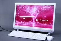 【1円～】Corei7+Office2021搭載！オンキヨー製高音質スピーカー搭載！dynabook DZ61/TW i7-4710MQ メモリ8G 2TB 21.5FHD ブルーレイ Win10_画像1