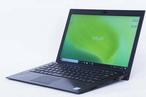 【1円～】薄型軽量 快速PC VAIO Pro PG VJPG1113 i5-8250U RAM8GB SSD256GB 13.3型FHD 指紋認証 バックライトキーボード Win10Proリカバリ