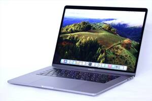 【1円～】Corei7搭載ハイスペックモデル！MacBook Pro 15 2018 i7-8750H メモリ16G SSD256G Radeon Pro555X-4G 15.4Retina 14 Sonoma