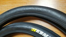 【未使用品】16インチ 305 KENDA 16×1.35 K-1085 2本セット 米式チューブ付き/自転車タイヤ/小径車/ミニベロ/Dahon_画像4