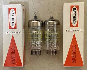 ■NEW19607■ RAYTHEON 6ES8/ECC189　新品元箱入２本セット