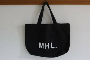 MHL. HEAVY COTTON CANVAS トートバッグ レディース エムエイチエル 中古