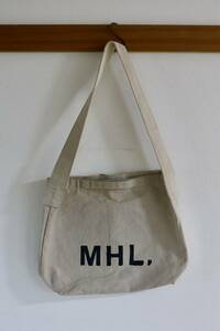 MHL. HEAVY LINEN CANVAS トートバッグ レディース エムエイチエル 中古