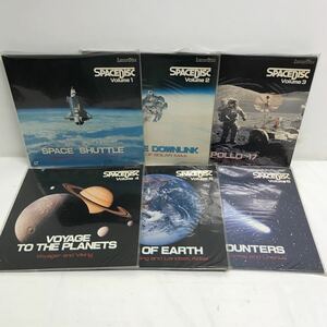 I1106F3 まとめ★スペースディスク SPACE DISK VOL.1〜6 LD レーザーディスク 6巻セット パイオニア / スペースシャトル アポロ17号 他