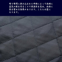 裏キルト 綿100% 中綿入り 作務衣 藍色 LLサイズ★41131-1-LL★新品 さむえ お洒落 おすすめ 普段着 和食 飲食店 整体院 陶芸家 書道家 Z2_画像5