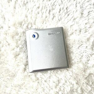 1円スタート　SHARP 1ビット ポータブルMDプレーヤー MD-DS33-S (シルバー系)　シャープ　ジャンク【本体のみ】動作未確認