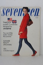 [珍品]AMERICA'S TEEN-AGE MAGAZINE seventeen 1967年7月号 当時物 TWIGGY ツイッギー 60年代 ファッション誌 雑貨_画像1
