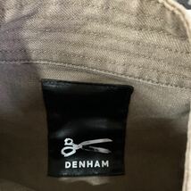 デンハム DENHAM 定価49800円 未使用 XSサイズ メンズ 綿100% 長袖シャツ ジャケット アウター ブルゾン ミリタリージャケット シャツ_画像5