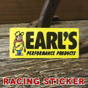 EARL'S ロゴ レーシング ステッカー ◆ アールズ オートパーツ シール JLST10