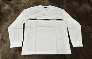 ブラックレーベル　クレストブリッジ 長袖Tシャツ Ｌ BLACK LABEL CRESTBRIDGE ホワイト　未着用　タグ付き