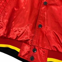 H670 HONDA COLLECTION ホンダコレクション ジャンバー ブルゾン レーシング ジャケット スタジャン 上着 赤系 スナップボタン メンズ L_画像10