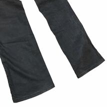 NC179 Nudie Jeans ヌーディージーンズ ストレッチ ブラックデニム ジーンズ Gパン パンツ ボトムス ズボン メンズ W34L32 黒_画像7