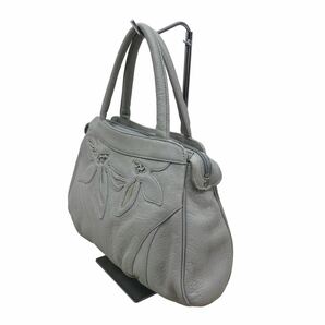 D490 IBIZA イビサ イビザ ハンドバッグ 手持ち 手提げ かばん カバン 鞄 バッグ BAG グレー系 レディース 実寸参考の画像2