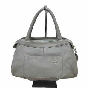D490 IBIZA イビサ イビザ ハンドバッグ 手持ち 手提げ かばん カバン 鞄 バッグ BAG グレー系 レディース 実寸参考の画像3