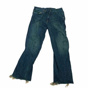 H672 イタリア製 Levi's RED リーバイスレッド 立体裁断 ヘムカット シンチバック デニム パンツ ジーンズ Gパン WPL-423 メンズ 30